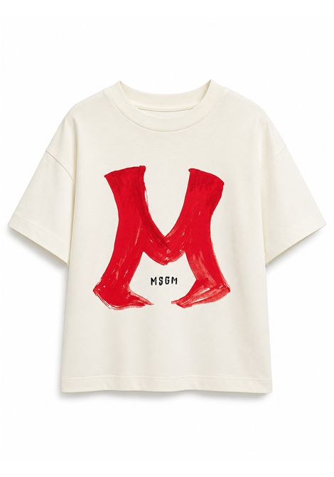 T-shirt con stampa MSGM KIDS | F6MSJBTH273013